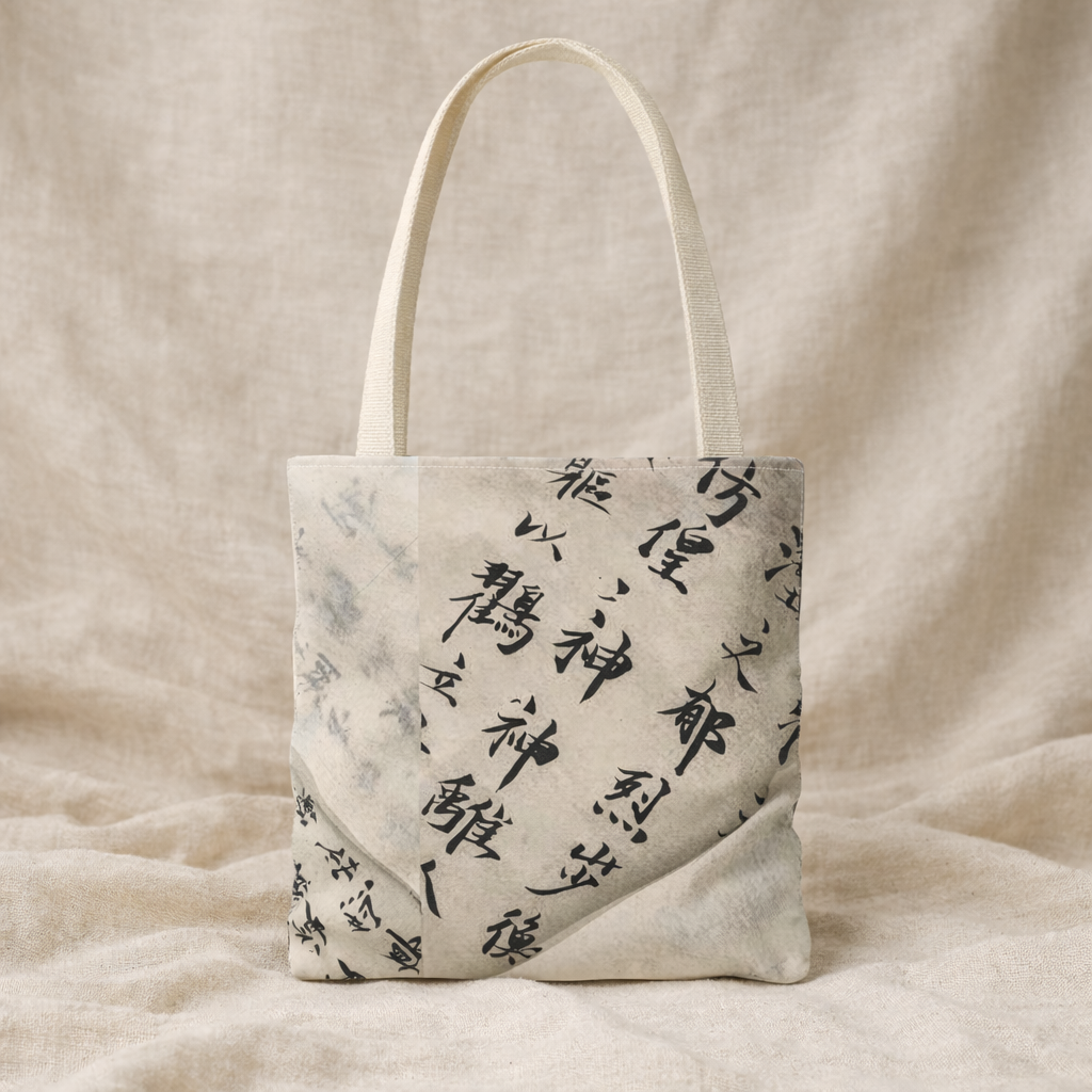 - "It's enough to have you" | Calligraphy Floral Tote Bag