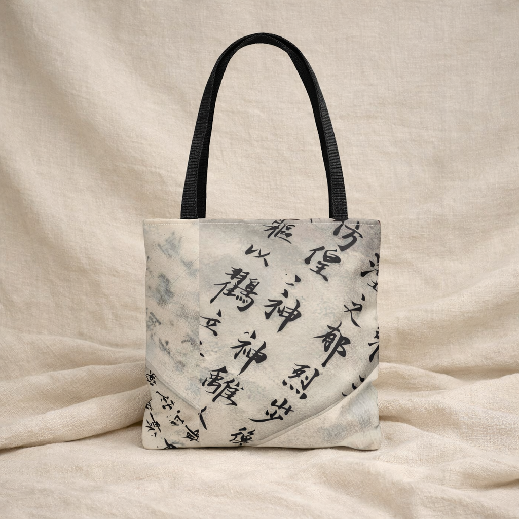- "It's enough to have you" | Calligraphy Floral Tote Bag