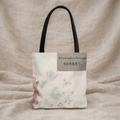 - "It's enough to have you" | Calligraphy Floral Tote Bag
