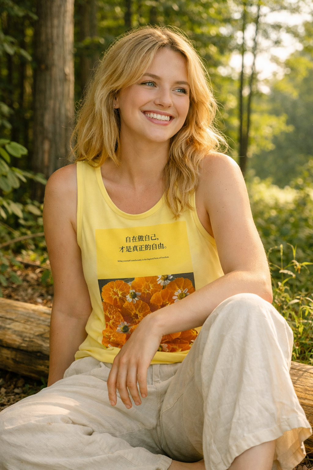 Be Yourself Comfortably — 自在做自己 Graphic Tank